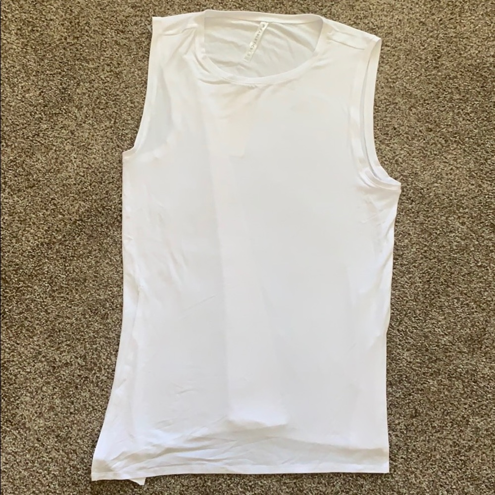 New - Fabletics Alia Tied Tank - White